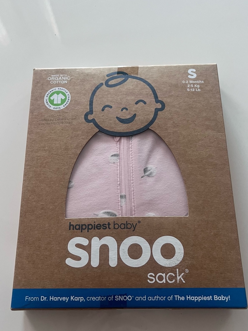Happiest Baby Snoo Sack Pink Infant Sleep Sack